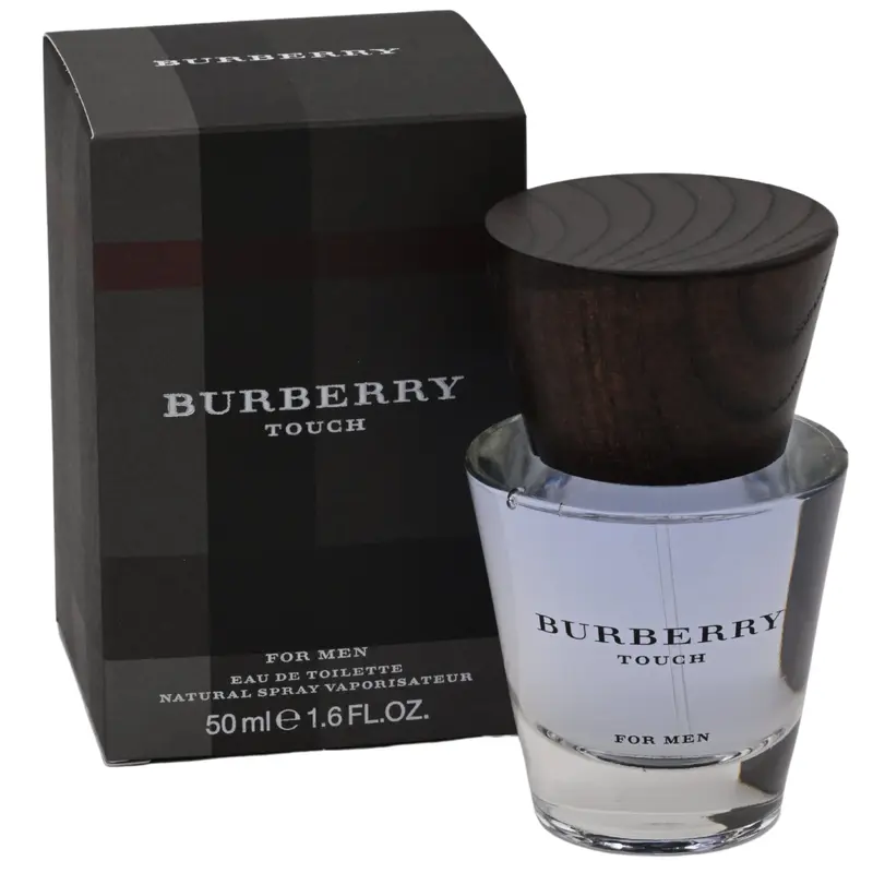 Burberry Touch Men's Eau de Toilette (EDT) Cologne - Earthy Woody Masculine Scent, Long-Lasting, Smooth Depth, Mandarin Top Notes, Violet Leaf, Tonka Musk Finish, Office-Ready, 1.6 fl oz, New in Box, Birthday Gift for Him, Fragrance Perfumes