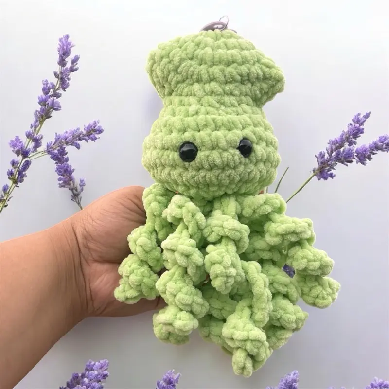 Handmade Squid Crochet Plushie