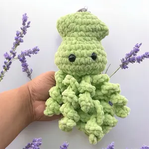Handmade Squid Crochet Plushie