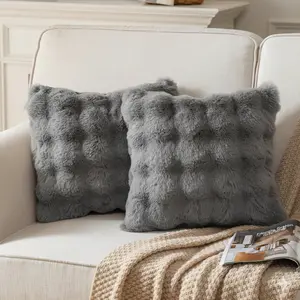 2- PACK BUBBLE TEXTURED THROW PILLOW