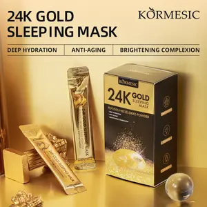 24K Gold Peptide Overnight Sleep Mask | Hydrating Brightening Leave-On Mask for Radiant, Plump & Youthful-Looking Skin