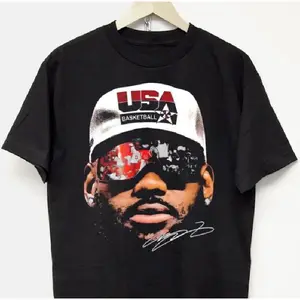LEBRONNN T-SHIRT VINTAGE TEE Classic Cotton Top
