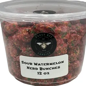 Honey Bee Sour Watermelon Nerd Bunches 12 oz