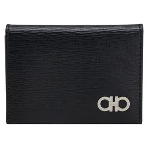 Pre-owned SALVATORE FERRAGAMO Others Small Leather Goods Gancini Leather Card Case