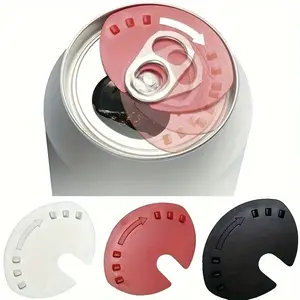 10pcs Seal Freshness with Ease: Food-Grade Plastic Can Lid for Soda Bottles, Ideal for Outdoor Kitchen Use, Drinkware Lid