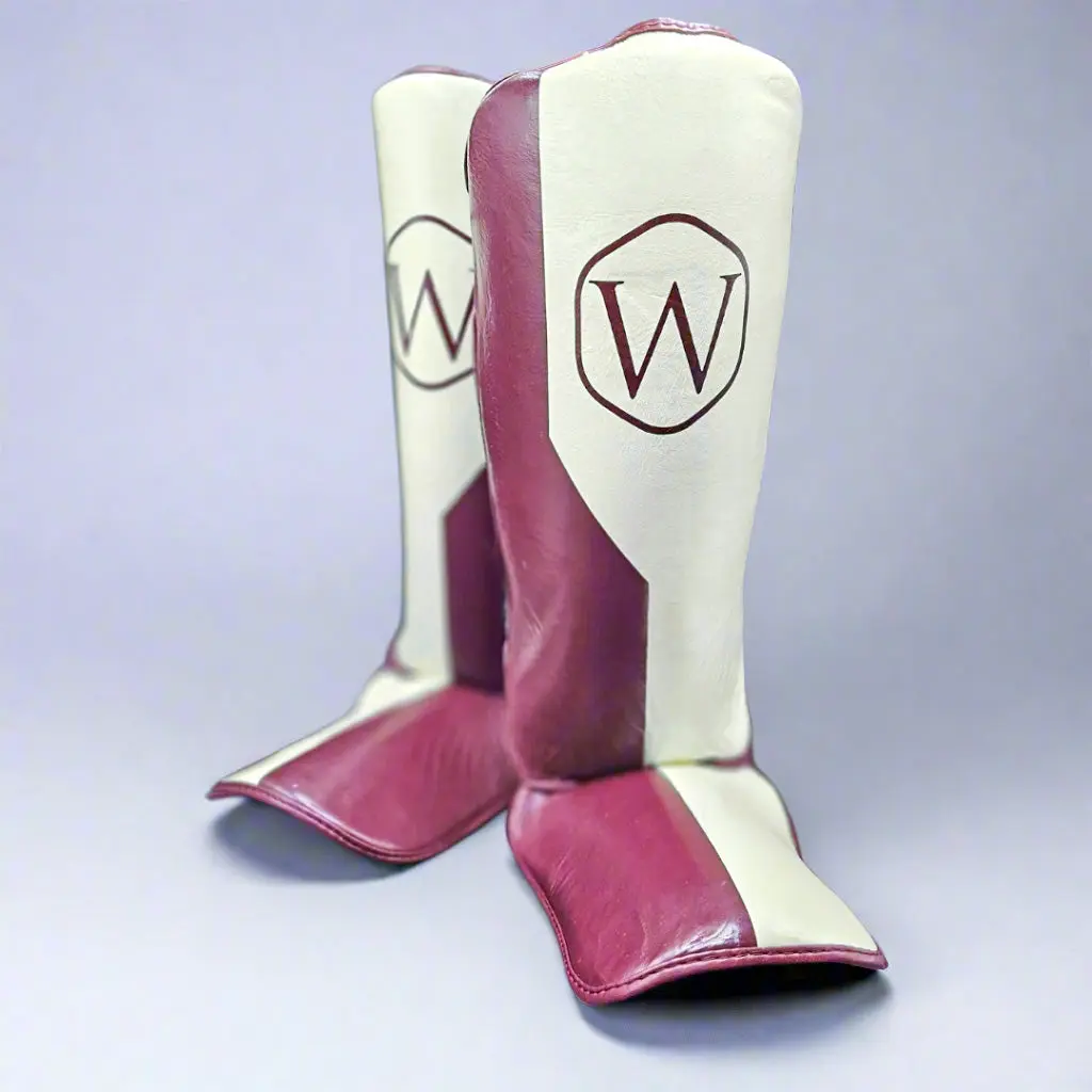 WAR Leather Shin Guards 2.0 - Heritage Cream