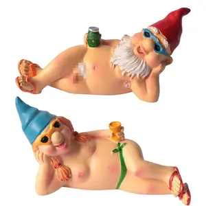 Garden Gnomes, Gag Gifts, Funny Gifts for Men Women, Garden Gnomes Outdoor Funny, Yard Decorations Outdoor (Lying Gnome)