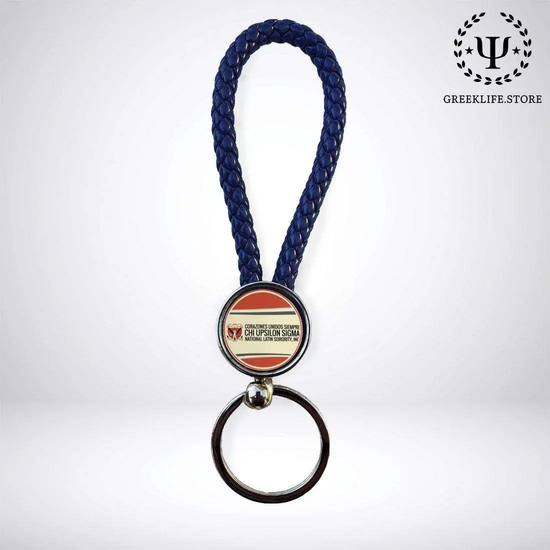 Chi Upsilon Sigma Keychain Round