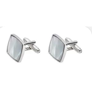 Abalone Shell Cufflink with Alloy Findings