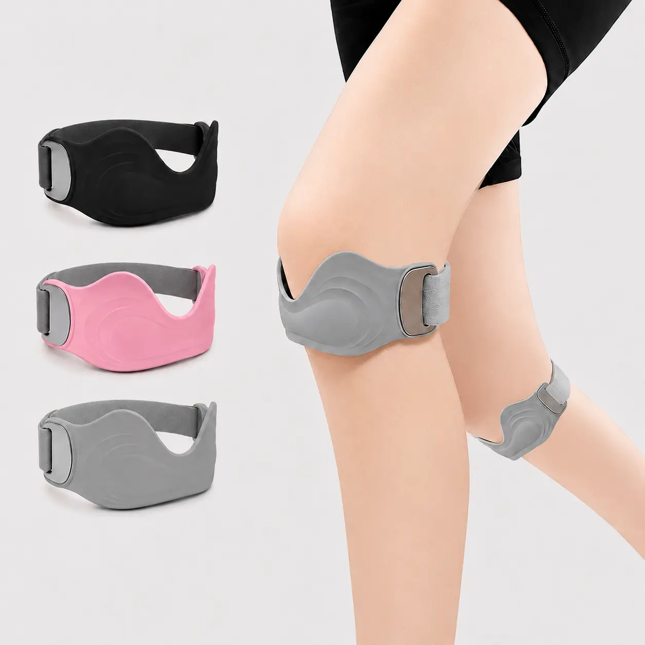 Patellar Tendon Support Strap,Patella Band for Knee Pain Relief,Running,Basketball,Hiking,Volleyball&Squats,Knee Brace for Women&Men with Extra Straps, adjustable Knee Pads Under The Knees,Patella Belt,Breathable Knee Brace professional