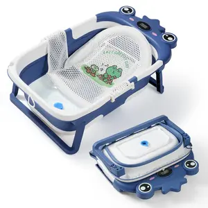 Baby Bathtub for Newborn to Toddler,Durable Essential Infant Bath Tub,Portable Travel Baby Tub