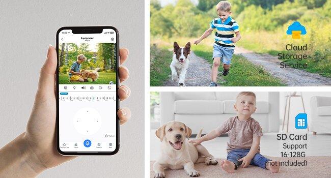 NOAHTECH Bulb Security Camera Wifi 3MP Panoramic Camera with Alexa & 2-Way Audio for Indoor Outdoor - Easy Installation WiFi Home