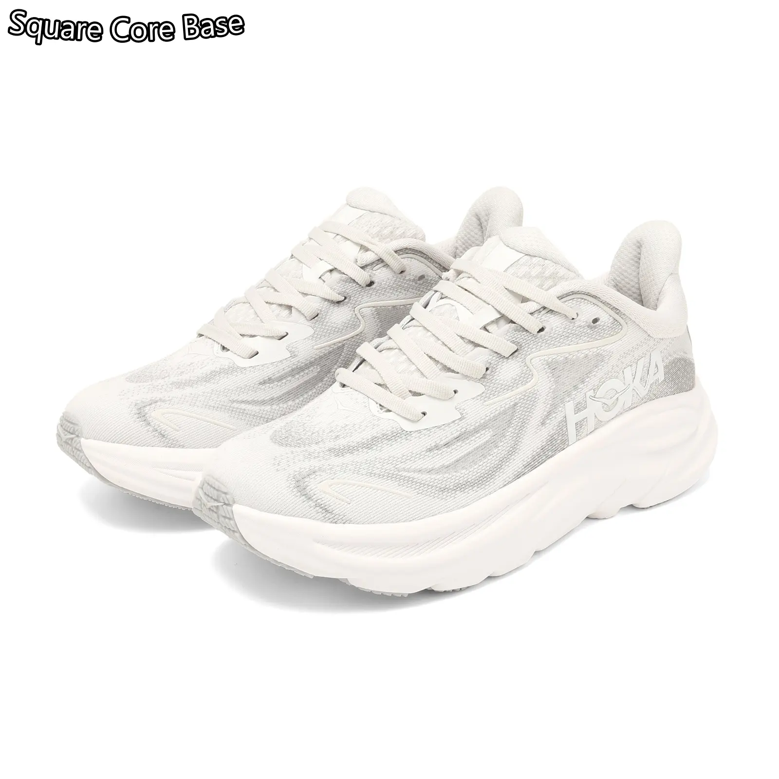 All-Grey Minimalist Sneakers – Seamless Knit Fabric, Memory Foam Insole & Lightweight EVA Foam, Streetwear Style Perfect for Urban Commute & Light Jogging