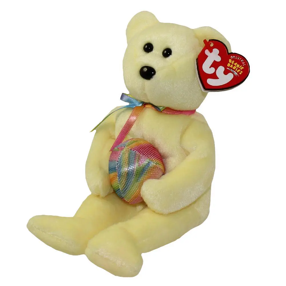TY Beanie Baby - EGGBEART the Bear (Internet Exclusive) (8.5 inch) (2004) - MWMTs