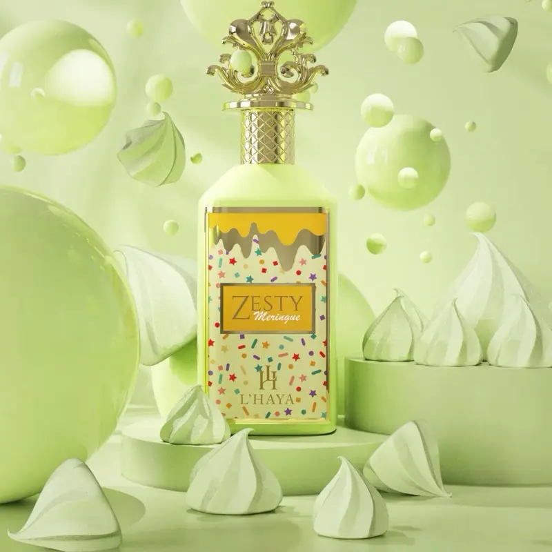L'HAYA Zesty Meringue Extrait de Parfum 3.4oz - Luxurious Fragrance with Vibrant Meringue Notes