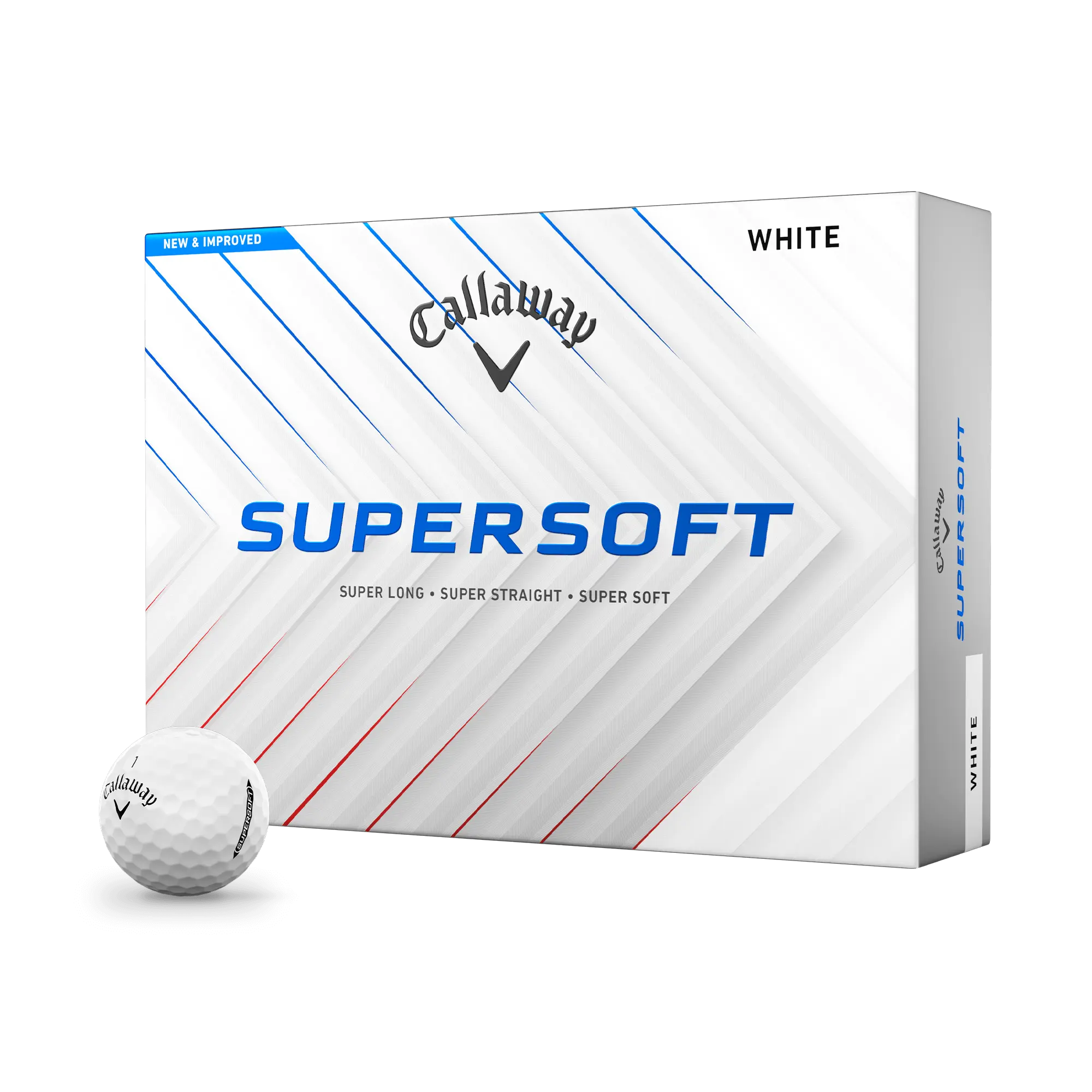 Callaway Golf Supersoft Golf Balls in White, Golf Gear, Controlled Spin Callaway Golf Supersoft Golf Balls in White, Golf Gear, Controlled Spin