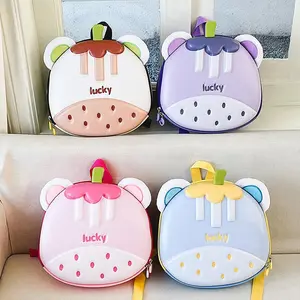 2026 Children's Backpack Cute Mangosteen-Shaped Eggshell Kids Backpack Cartoon Kindergarten Student School Bag
