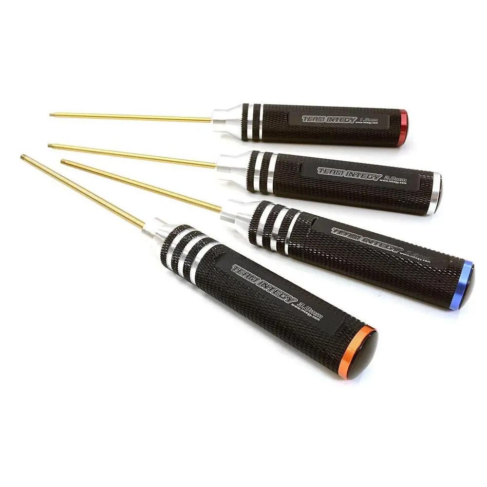 Allen Hex Wrench Set Metric Size (4pcs) w/Color Coded End-Cap 1.5, 2.0, 2.5, 3.0