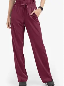Easy STRETCH Ellie Women's 5-Pocket High Waisted Wide Leg Scrub Pants
