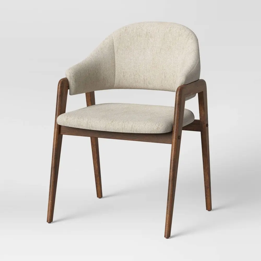 Ingleside Open Back Upholstered Frame Dining Chair Linen - Project 62