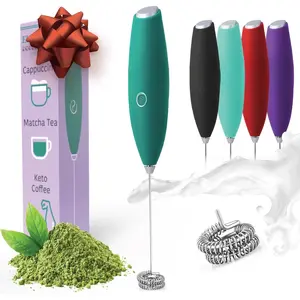 Milk Frother Wand - Easy to Use Handheld Electric Stirrer for  Drinks, Durable &  Coffee Whisk &  Mixer Wand, Hand Frother, Coffee Stirrers Electric ()