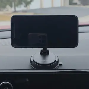 UGREEN Vacuum Magnetic Car Phone Holder,Car Phone Mount, 360° Adjustable for MagSafe Car Holder Foldable Suction Phone Mount for Car, for Garmin GPS/Mirror/Smooth Surface, for iPhone 17 16 Pro Max 15, and Android,Tiktokshopstockup