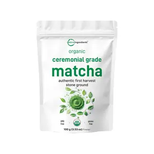 Micro Ingredients Organic Ceremonial Grade Matcha Green Tea Powder, 100g