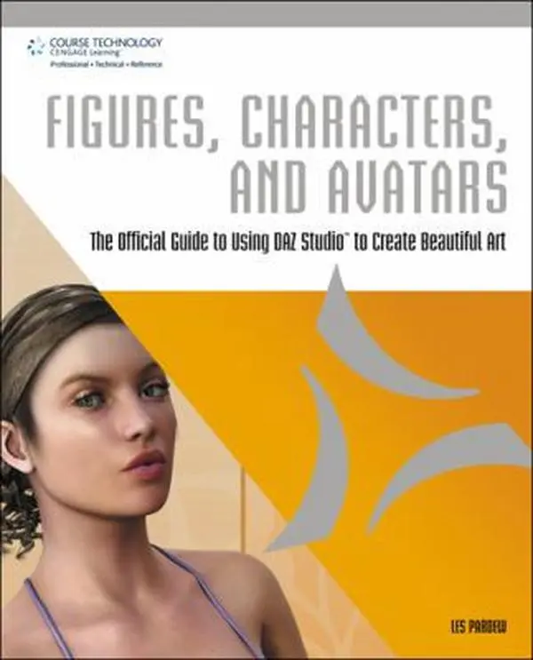 USED Book - Figures, Characters and Avatars: The Official Guide to Using DAZ Studio to Create Beautiful Art by Les Pardew (Paperback) - english