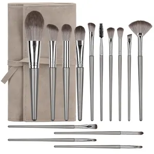 Summer Spring Gift  14 Pcs Makeup Brush Set, Professional Eye and Face Foundation Brush Set, Eyeshadow Brushes