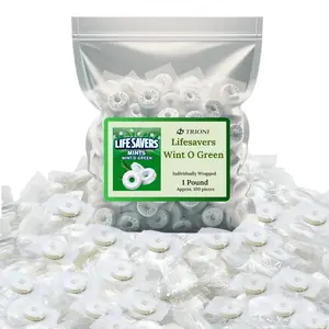 Life Savers Wint O Green - Lifesavers Wintergreen Mint Individually Wrapped Hard Candy 1, 2 & 5LB