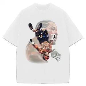 2026 New 100% Premium Cotton Boxy Fit TeeGervonta Tank Davis Flip T-Shirt Boxing World Champion Custom Graphic Tee Plus Size Top Casual Cotton Crew Neck Regular Fit