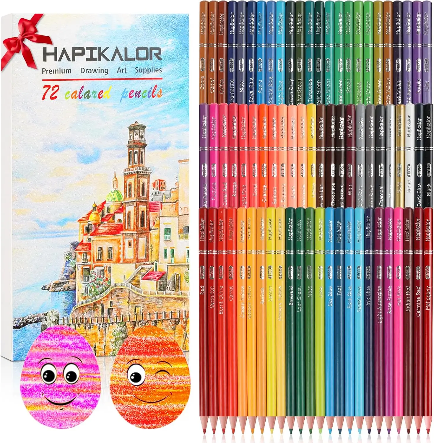 72 Colored Pencils for Adult Coloring Books, Coloring Pencils Professional Coloring Pencils Set, Art Supplies for Adults Kids Beginners Drawing Coloring Sketching, Gifts for Teens