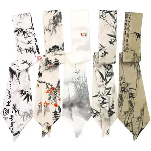 5 Pack Purse Scarf for Bags Silk Head Scarf for Hair Handbag Women Scarfs Band Hair Neck Scarves Fashion Gifts,98