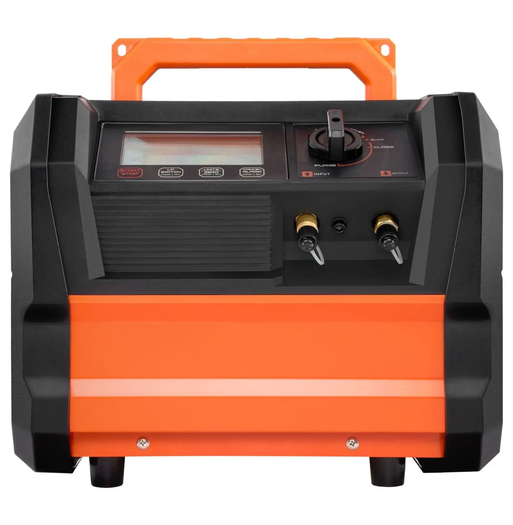 Refrigerant Recovery Machine, 1 HP Dual Cylinder AC Recovery Tool - Automotive, HVAC, Freon Recycling with 3000 RPM Brushless Motor & Precise Pressure Control Default