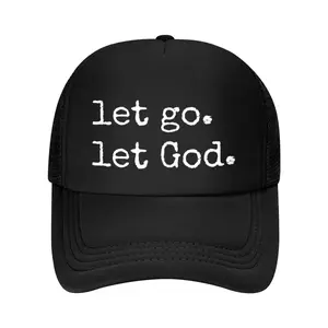 Let go. Let God. Christian & Catholic Faith in Christ Baseball Cap