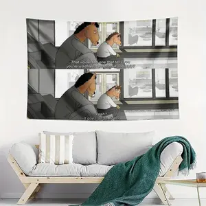 Horseman BoJack Sitcom quotes Tapestry - 60x40 Inch Vibrant Wall Hanging Art for Bedroom, Living Room, or Dorm Decor 100%25 Polyester, Soft & Durable Variant Home Goods Home Textile Party Decoration