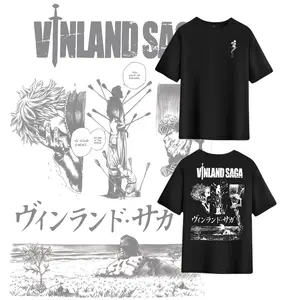 Vinland Saga Hoodie, Sweatshirt, T-Shirt 2 Sided - Epic Manga Artwork Featuring Sword and Viking Battle Scenes, Perfect for Anime and Manga Enthusiasts, Unisex Hoodie for Adventure Lovers and Norse Mythology Fans Menswear Sweaters Tops Underwear Pullover