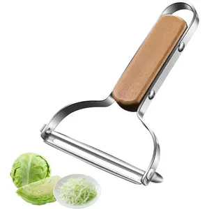 Cabbage Peeler for Kitchen,Ergonomic Non-Slip Handle, 3.54-inch Wide-Mouth Stainless Steel Blade and Sharp For Veggie, Fruit, Potato, Carrot, Apple Smooth Peeling