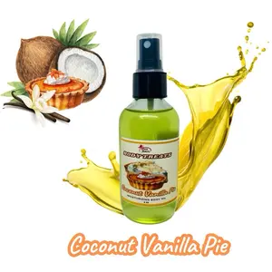 Body Treats Coconut Vanilla Pie Moisturizing Body Oil luxury skin glowing