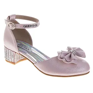 Badgley Mischka Girls Dress Shoes (Little Kids, Sizes 12–4), Pink, Size: 13