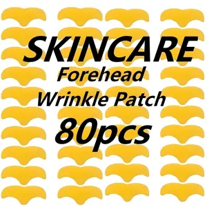 80pcs Forehead Patches! Collagen Forehead and Eye Patches - Hydrating Skincare, Suitable for All Skin Types, Alcohol-Free. Contains Various Skin Care Ingredients