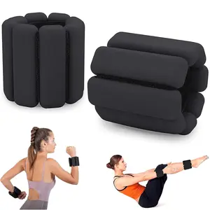 Adjustable Wrist Ankle Weight Sandbags Set, Adjustable Wrist Weights, 2 Lbs Total, Unisex Kids, Strength Training, Walking, Running, Yoga, Pilates, Fitness