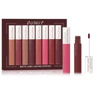 8Pcs Matte Liquid Lipstick Set | Waterproof Long Lasting High Pigment Velvet Nude & Red Lip Stain TikTok Viral Beauty Makeup Kit for Women shop cruelty free super stay viny link personalised gifts finish doll by soleon fake mink