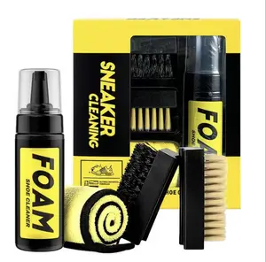 Eco-Friendly Foam Shoe Cleaning Kit | Remove Stains from Sneakers, Boots & More | Complete Care Set