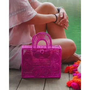 El Jardín · Ophelia Basket Bag · Fucshia