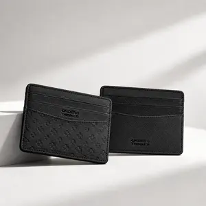 UNDER THINKER RFID Blocking Card Holder for Men and Women, Slim Faux Leather Card Wallet, Gift Box Included