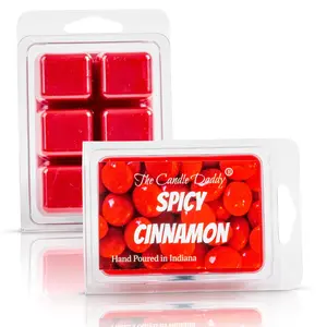 Spicy Cinnamon - Red Hot Candy Scented Wax Melt - 1 Pack - 2 Ounces - 6 Cubes