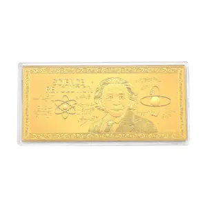 24K Golden Science Revolution Embossed Sheet 155x75mm 100mg
