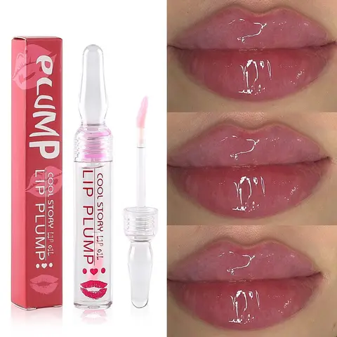 Cool Story Duck Lip Plumping Gloss - Radiant & Nourishing Lip Injection Booster for Instant Smoothness & Long-lasting Hydration - Compact & Clear Formula for All Skin Tones