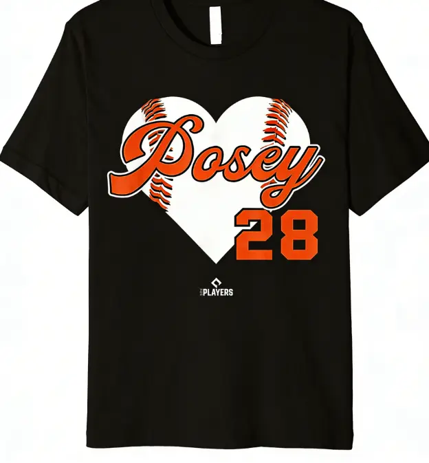 Women's Graphic T-Shirt with Number 28 Print, Casual 100% Cotton Round Neck Short Sleeve Top for Baseball Fans, Tshirt, Graphic Print, Machine Washable, Shortsleeve, Baseball Tee
